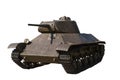 Russian light tank T-50 isolated Royalty Free Stock Photo