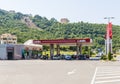 Russian Lukoil gas station in Budva.