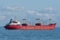 Russian Merchant Ship at Anchor