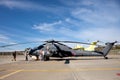 Russian military helicopter ÃÅÃÂ¸-28ÃÂ on an exhibition area