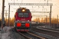 Russian modern electric locomotive 2ES5K \