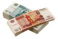Russian money Royalty Free Stock Photo