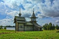 Russian monument of architecture of Kizhi Royalty Free Stock Photo