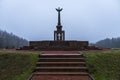 Russian monument at the Berezina river , Belarus Royalty Free Stock Photo