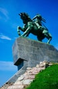 Russian Motherland -The Salawat Yulayev Monument close up Royalty Free Stock Photo