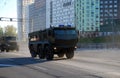 The Russian multiple-purpose armored car of the increased security of `Tayfun-K`, it is KAMAZ-63968.