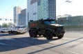 The Russian multiple-purpose armored car of the increased security of `Tayfun-U` Urals-63099.