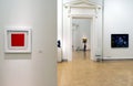 The Russian Museum interior. Hall in picture gallery of geometric abstract art.