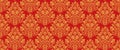 Russian national hohloma style seamless pattern