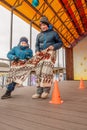 Russian national holiday of Shrovetide celebrations in the Kaluga region.