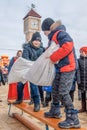 Russian national holiday of Shrovetide celebrations in the Kaluga region.