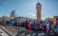 Russian national holiday of Shrovetide celebrations in the Kaluga region.