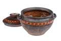 Russian National Wooden Tableware Royalty Free Stock Photo