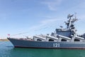 Russian Navy flagship cruiser Moskva Royalty Free Stock Photo