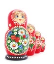 Russian Nested Dolls Royalty Free Stock Photo