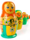 Russian nesting doll Royalty Free Stock Photo