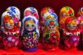 Russian nesting doll, stacking dolls, or Russian doll, A matryoshka dol, Russian traditional toys, babushka, children dolls,