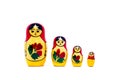 Russian nesting dolls ( babushkas or matryoshkas)