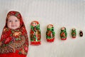 Russian Nesting Dolls Photo Props, Matryoshka Photo Backdrops