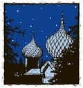 Russian onion domes