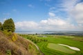 Russian open spaces. Beautiful nature. golf course Royalty Free Stock Photo