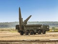 Russian operational-tactical missile complex `Iskander Royalty Free Stock Photo