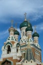 Russian Orthodox Cathedral, Nice Royalty Free Stock Photo