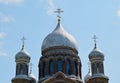 Russian orthodox church cupolas