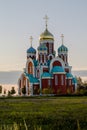 Russian Orthodox Church in honor of Saint George in the Kaluga region (Russia). Royalty Free Stock Photo