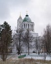 Russian Orthodox Church near Moscow, Russia. Royalty Free Stock Photo