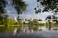 Russian Orthodox Churches in Novodevichy convent, Moscow, Russia Royalty Free Stock Photo