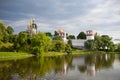 Russian Orthodox Churches in Novodevichy convent, Moscow, Russia Royalty Free Stock Photo