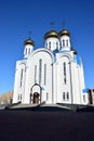 Russian-Orthodox Dormition cathedral in Astana