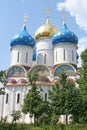 A Russian ortodox church at the Trinity-Sergius Lavra (build in Royalty Free Stock Photo