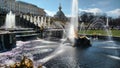 Russian palaces, fountains and parks.