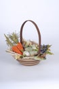 Russian paper vegetables basket