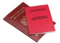 Russian passport and pension certificate