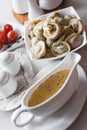 Russian pelmeni Royalty Free Stock Photo