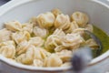 Russian pelmeni Royalty Free Stock Photo