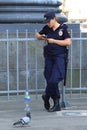 The russian police woman