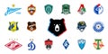 Russian Premier League season 2022- 2023, Russia. FC Zenit Saint Petersburg, PFC CSKA Moscow, FC Spartak Moscow, FC Dynamo Moscow