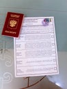 Russian prezident election ballot station