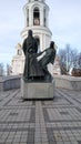 Russian provinces. Monument to those who died for the faith.