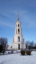 Russian provinces. Christian bell tower.