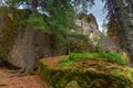 Russian reserve Stolby Nature Sanctuary. Near Krasnoyarsk