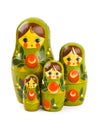 Russian retro toy matrioska Royalty Free Stock Photo