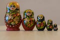 Russian Retro Toy Matrioska Royalty Free Stock Photo