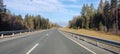 Russian roads Karelia Royalty Free Stock Photo