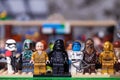 RUSSIAN, SAMARA - JANUARY 24, 2019. LEGO STAR WARS. Minifigures Star Wars Characters Royalty Free Stock Photo