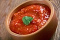 Russian sauce adjika Royalty Free Stock Photo